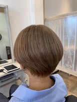 エルベ  茨大前店(elve)&nbsp;ブリーチ有り×イルミナカラー　ミルクティー系カラー