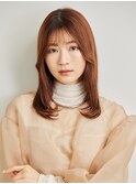 小顔ナチュラルレイヤーミディアム
