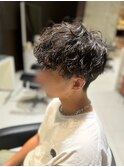 メンズマッシュ×波巻きパーマ