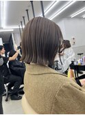 @haru__sand ボブルフ/黒髪/ネビージュ/小顔/ワンレン/大阪梅田