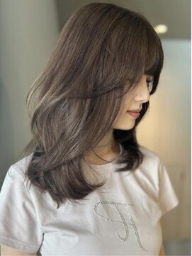 アイシー 表参道(ICY) 上品なレイヤーカット&ラベンダーベージュ
