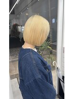 ニトバイアンキシム ボブ(nit by AHNKISM) 切りっぱなしボブ/大人ボブ/ミニボブ/ストレートボブ