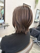バセット バイ アルター 鎌取店(basset by aL-ter)&nbsp;着物ヘア/大人ガーリー/ダークアッシュ/似合わせカット/鎌取