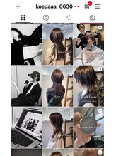 "美容室帰り"が続くようなカットを心がけてます＊【Instagram  @koedaaa_0630】