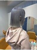 ぷつっとボブ/グレーアッシュ