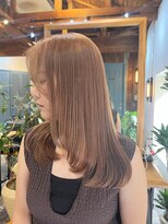 マスカリ(muscali)&nbsp;ミルクティーブロンド/顔周りレイヤーカット/ミルクブラウンg37