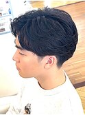 メンズショート/メンズカット/毛流れショート