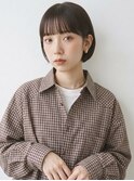 丸みショートボブミニボブワンレンボブ新宿御苑曙橋20代30代40代