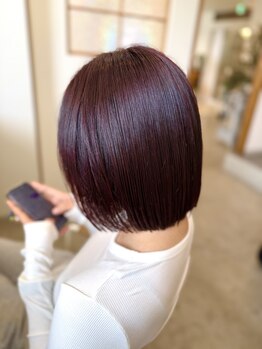 ボー ベル(Beau Belle)の写真/【髪質改善×うるツヤ×カラー】カラーと同時に髪質改善♪憧れのうるツヤ美髪へ