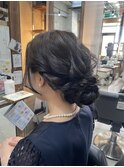 低めシニヨン