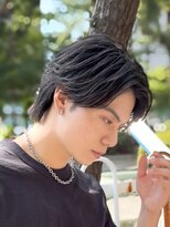 メンズヘアフェイス(Men's hair FACE。)&nbsp;フェザーウルフ/毛流れ