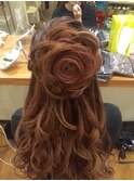 お花ヘア 《 六本木 ヘアセット 》