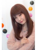 ♪misherry フリンジバング　ピンク　スポンテニアス♪２