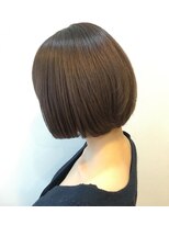 アルタイル ヘア デザイン(ALTAIR HAIR DESIGN) 【横向き姿】王道ラベンダーアッシュグレイ　ボブ