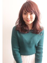 カルムアリエ(CALME allier) 大人かわいい ふんわりカール ラベンダーピンク