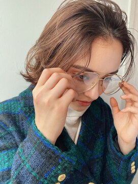 ラマナ(Lamana) 外国人風切りっぱなしスタイル/外ハネ/ボブ