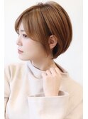 【I.】30代からの女性らしいシルエットのショートボブ 川口