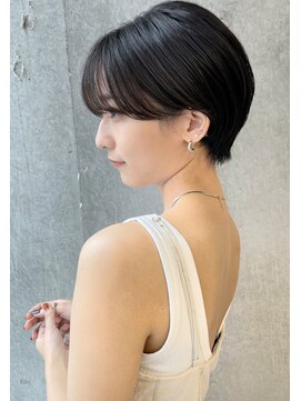 ミンナノポリシー(MIN NANO//POLICY) ハンサムショートボブ小顔カットマッシュくびれヘア