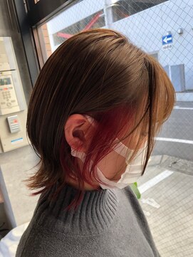 サン 都賀店(san) 暗めカラー/グランマッシュ/フェイスフレーミング/都賀/四街道