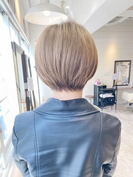 リーフ 王寺店(LEAF≠) 大人かわいい20代30代40代　マッシュ　ホワイトグレージュ