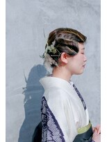 ノード(NODO)&nbsp;【卒業式】フィンガーウェーブのアップスタイル