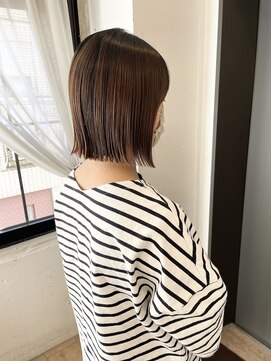 ペイジバイネオリーブ 吉祥寺店(Paige by Neolive) 忙しいママにおすすめ☆ぎりぎり結べる長さの切りっぱなしボブ