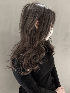 オリンテ バイ レシッド 表参道(orente by rcid) orente 表参道斜めバング×シルキーミルクティべージュ