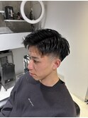 メンズバーバースタイルビジネスショートフェードF