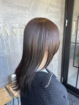 メゾン アヴァロ(Maison Avallo)&nbsp;#グレーピンクカラー　#セミロングレイヤー