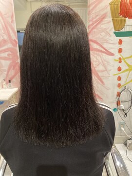 ハロー  三軒茶屋(hair Hello) ミディアム縮毛矯正