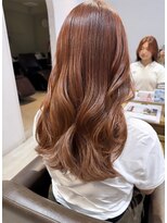レイラバイアフロート 吉祥寺(Lila by afloat)&nbsp;オレンジブラウン/韓国ヘア/韓国レイヤー/顔まわりカット