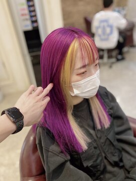 アル 日野(AL) レイヤーカットナチュラルハイトーンデザインカラー[日野駅]