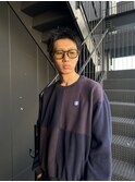 今流行りの無造作パーマ刈り上げスパイキーショートスタイル