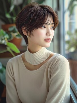 アルトリスト(Altruist Aging×HAIR&SPA) ☆イメチェンピンクベージュアンブレラカラー前髪クールショート