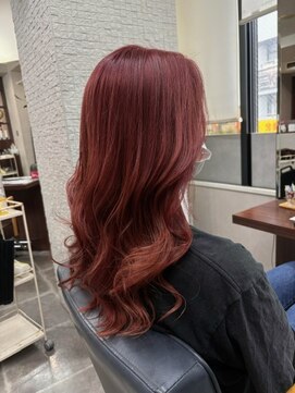 プライマル 稲毛店(PRIMAL) イメチェンチェリーブラウンフェミニンモードダークアッシュ