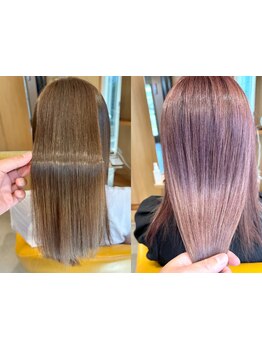 【X TREATMENT】どんなに傷んだ髪も、鮮やかなハイトーンカラーも、極上の美しい髪へ♪