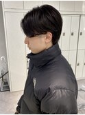 センターパート ニュアンスパーマ メンズショート MOMO