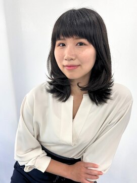 エンディアリング 東銀座(Endearing) ★レイヤーカット イメチェン 美髪 ホワイトブロンド