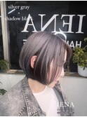 デザインカラーケアブリーチダブルカラーブラックグレーシルバー