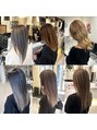 ヘアアンドビューティー クアトロ 戸祭店(QUATRO) バレイヤージュ