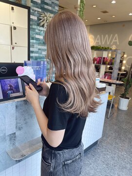 美容室 サワコ 国府店(SAWAKO) ホワイトミルクティーベージュ