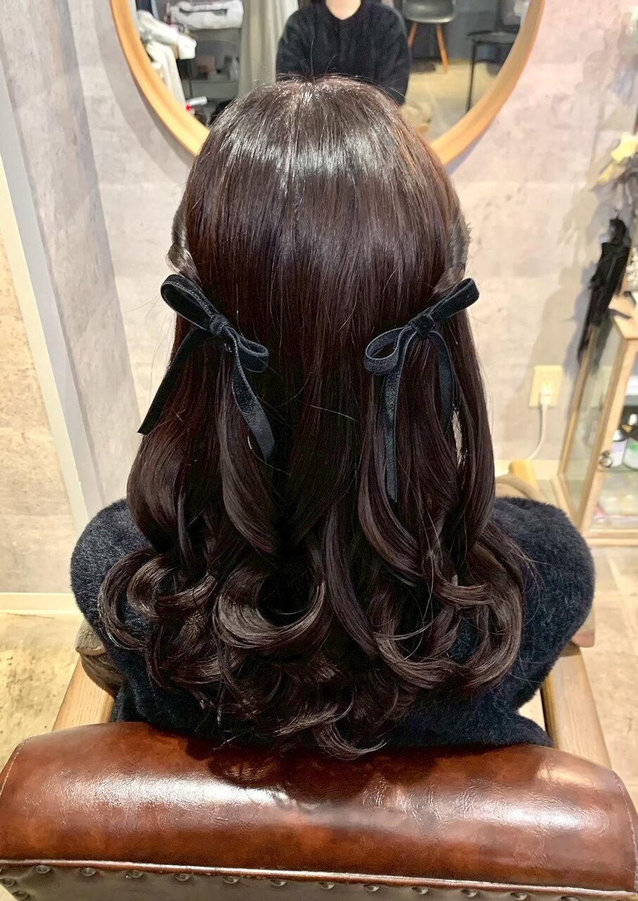 uruu天神店 ハーフツインスタイル