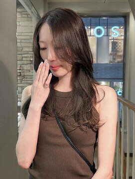 ディーボーイ 下通本店(D-BOY) olivebeige×layercut