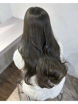 ノー バイ イオエ 西梅田(no. by ioe)&nbsp;ブリーチなしカラー/髪質改善/ミルクティーベージュ/小顔ヘア