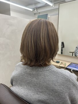 レイヤーボブ×ハイライト