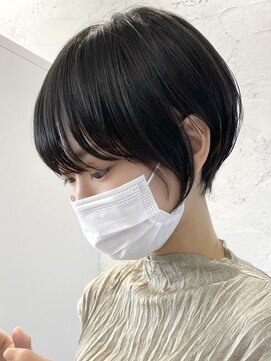 エリマ 横浜西口(elima) 横浜西口ハンサムショートオリーブブラウンオリーブベージュ韓国