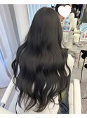 韓国スタイル/ナチュラルくびれヘア_くびれ巻き_透明感カラー