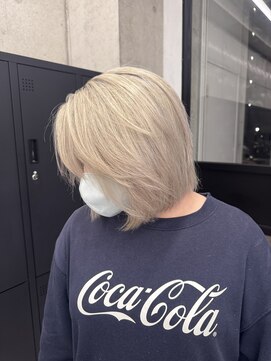 リノート バイ エゴル 名古屋(LINOET by ENGOL) 【LINOET名古屋】ハイトーン/ホワイトカラー/ホワイトグレージュ