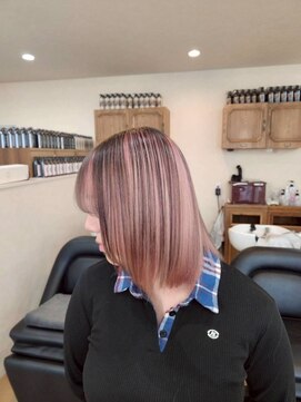 ミラシィ 稲毛(Mirashy) ピンクベージュ×バレイヤージュ