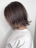 エミュー(emue)&nbsp;小顔効果◎アッシュボブ×くびれ外ハネ×顔周りレイヤー透明感
